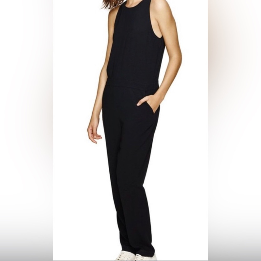 Aritzia Babaton / Branson Sleeveless Jumpsuit / Black / Size 6